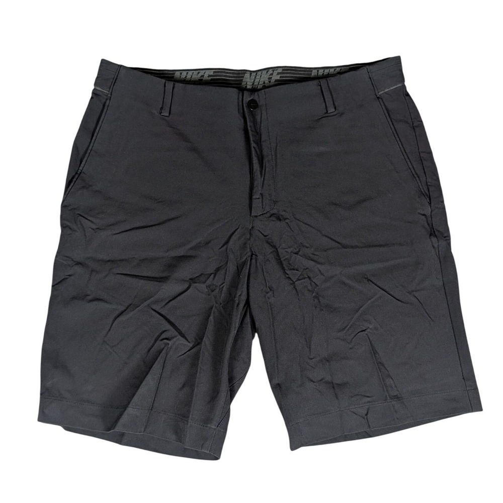 Nike Golf Mens Black Flat Front Performance Stretch Shorts 833231-010